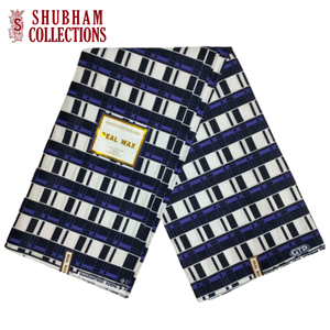 ผ้าพิมพ์ลายแอฟริกันแบบด็อบบี้เนื้อหนา 6 หลา ราคาขายส่ง ผ้าฝ้ายแท้สไตล์ฮอลแลนด์ คองโก สำหรับผู้ชาย - Product Image 6