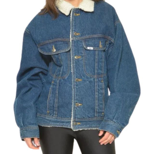 Femmes Crop Denim veste 2025 mode lavé jean veste dames à manches longues recadrée denim veste OEM gros taux respirant - Product Image 1