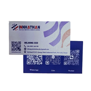 Impresora de tarjetas de visita de doble cara de alta calidad, diseños personalizados, fabricante de Vietnam, servicio al por mayor de OEM para papel recubierto de arte - Product Image 4
