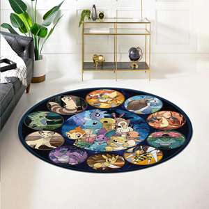 Tapis imprimé anime - Décoration unique pour chambre de garçon et cadeau idéal pour une nouvelle maison, tapis fin non tissé - Product Image 3