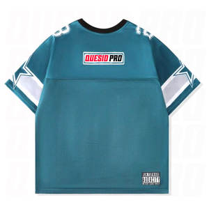 Camiseta de Fútbol Americano de Poliéster y Spandex con Estampado Digital, Totalmente Personalizada, Ropa Deportiva para Fanáticos, Secado Rápido, Impresión por Transferencia de Calor - Product Image 4