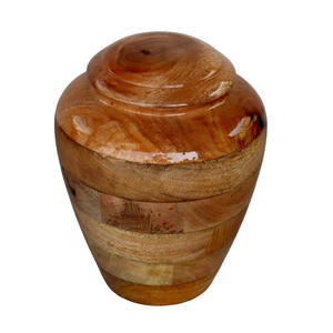 Hermoso diseño de madera con urna de cremación de metal con colores y tamaños personalizados para el hogar a precios al por mayor - Product Image 6