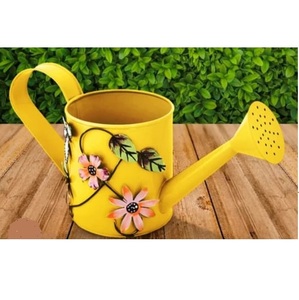 กระถางน้ำตกแต่งงานฝีมือคุณภาพยั่งยืน ดีไซน์สวยงาม สีเหลือง สำหรับจัดสวน ราคาถูกที่สุด - Product Image 4