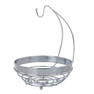 Panier de stockage de fruits en fil de fer de conception nouvelle arrivée enduit de poudre noire fini meilleure qualité pour une utilisation - Product Image 3