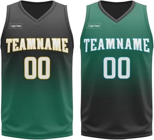 Maillots de basket-ball réversibles en gros pour jeunes et adultes, vêtements de sport personnalisés haute performance et respirants - Product Image 4