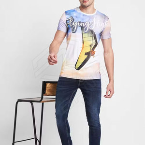 เสื้อยืดผู้ชายไซส์ใหญ่คุณภาพสูง ระบายอากาศได้ดี ผลิตจากผ้าฝ้าย/ใยไผ่ ผลิตในปากีสถาน รับผลิตตามแบบ - Product Image 5