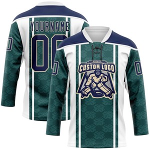 Jersey de Hockey Personalizado de Alta Calidad, 100% Poliéster, Antibacterial, de Secado Rápido, con Nombre/Números del Equipo Personalizados, Cuello en V, Tirante en T - Product Image 2