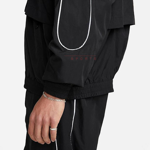 Classic vintage men track jacket full sleeve stripe design zip up sportswear for training <b>cycling</b> and casual outings - Product Image 6