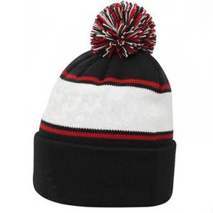 Gorro de Invierno para Hombre, Diseño Personalizado con Logotipo, Color Blanco, Estilo Urbano, Gorro de Punto Cómodo con Estilo Jacquard - Product Image 2