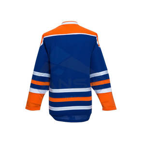 ชุดฮอกกี้น้ำแข็งผ้าโพลีเอสเตอร์สำเร็จรูป ไซส์ผู้ใหญ่ ชุดทีม ราคาไม่แพง คุณภาพสูง เสื้อเจอร์ซีย์และกางเกงฮอกกี้น้ำแข็งสำหรับผู้ชาย - Product Image 4