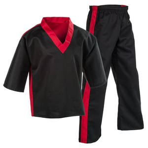 Uniforme de Karate Peso Pesado 14 oz 100% Algodón para Jóvenes y Adultos Kimono de Lona Profesional 3PC Gi Set Incluye Pantalones - Product Image 1