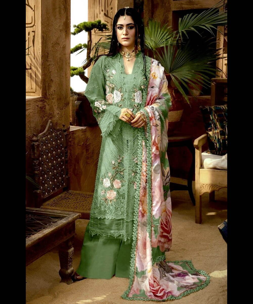 Buy In Bulk Dark Green Dress Pakistani Heavy Embroidery Work | Alibaba.com