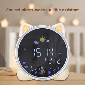 Nuevo reloj <span class=keywords><strong>de</strong></span> luz nocturna <span class=keywords><strong>de</strong></span> ruido blanco <span class=keywords><strong>de</strong></span> <span class=keywords><strong>5</strong></span> colores <span class=keywords><strong>de</strong></span> fábrica, alarma LED <span class=keywords><strong>para</strong></span> niños pequeños, bonito reloj <span class=keywords><strong>de</strong></span> entrenamiento <span class=keywords><strong>para</strong></span> <span class=keywords><strong>dormir</strong></span>, regalo <span class=keywords><strong>para</strong></span> niños y niñas, dormitorio - Product Image 6