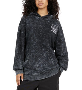 OEM personalizado 6XL de gran tamaño de algodón pesado de las mujeres de ácido térmico lavado Sudadera con capucha 2024 de moda de Invierno Polar oferta al por mayor - Product Image 4