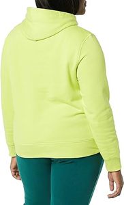 Sudadera con Capucha para Mujer, Color Sólido, 100% Algodón, Tejido Transpirable, con Bolsillos, Largo Regular, para Otoño - Product Image 5