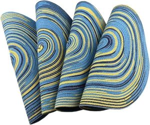 ที่รองจานลูกปัดทรงกลมทำด้วยมือสำหรับโต๊ะอาหารของตกแต่งคริสต์มาสงานเลี้ยงสังสรรค์ในครอบครัว - Product Image 2