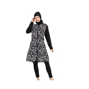 Comfortable Quick Dry Eco-Friendly Spandex/Nylon Long Sleeve Modest <b>Swimwear</b> <b>Muslim</b> Women Full Coverage Sporty Islamic Style - Product Image 4