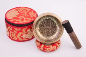 ชุดชามร้องเพลงสำหรับการรักษาเสียงพร้อมกล่องใส่ของขวัญงานฝีมือโลหะ - Product Image 4