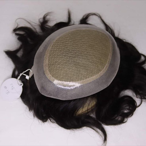 Peluca de cabello humano Mirage Front Lace 100% para hombres, tupé de cabello no quirúrgico de fácil uso, parche Base de piel Natural 10x8, solución para la pérdida de cabello - Product Image 5