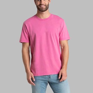 T-shirt à manches courtes et col ras du cou pour hommes ultra doux T-shirt en forme de longue ligne Protection solaire T-shirt respirant - Product Image 4