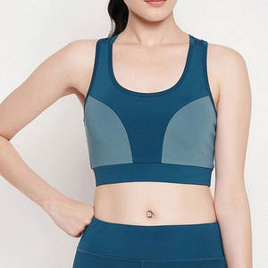 Sujetador Deportivo de Alta Calidad, Transpirable, con Logotipo Frontal, Hecho en Pakistán, Soporte Ligero, Sin Tirantes, para Gimnasio y Deportes - Product Image 1