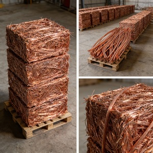 Déchets de fil de cuivre, fils de cuivre pur brillant et nu, propres, 99,9 %, prêts pour la fonte, le recyclage et la fourniture en gros volume - Product Image 3