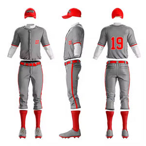 Uniforme de béisbol con logotipo personalizado para hombres Juego profesional Jersey y pantalones Conjunto Ropa de equipo atlético transpirable de secado rápido - Product Image 1