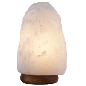 2025 meilleure conception pure lampe de sel de cristal de sel de l'Himalaya avec base en bois et lampe de sel de l'Himalaya à faible quantité minimale de commande - Product Image 1
