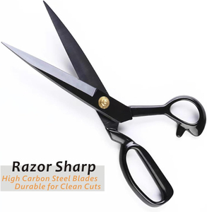 Outils de coupe de papier de tissu de tailleur ciseaux d'artisanat recyclés droits avec lame en acier inoxydable pour une utilisation au bureau à domicile - Product Image 1