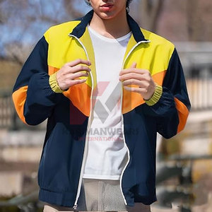 ชุดวอร์มยูนิเซ็กส์สไตล์ยุค 90 ชุดคอสตูมฮาโลวีน เสื้อแจ็คเก็ตวินด์เบรกเกอร์ย้อนยุคยุค 70/80 ชุดเซ็ต 2 ชิ้นสไตล์วินเทจ ชุดฮิปฮอปสำหรับงานปาร์ตี้ สีพื้น - Product Image 2