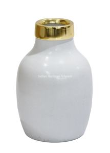 Modern Coastal Design Iron Tabletop <b>Vase</b> Size M IHA Brand Model IHAT253 Weddings Events Home Decor Wholesale Bulk Quantity - Product Image 2