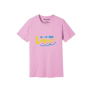 Camiseta informal de algodón 100% con temas de bondad 3D Imprimir 12 opciones de color 160-180 Colocación de diseño personalizable GSM pesado - Product Image 3