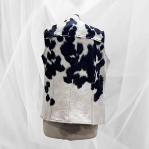 Capa fresca e informal de pelo en el Chaleco de cuero Pelo transpirable cómodo y duradero en el Chaleco de cuero - Product Image 5