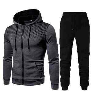 Ensemble vêtements de sport pour hommes séchage rapide Fitness veste de sport pantalon respirant survêtement de sport pour course à pied exercice pour adultes - Product Image 6