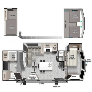 Autocaravana Usada en Excelentes Condiciones, Forest River Salem Villa Grand 44VIEW 2024 - Product Image 3