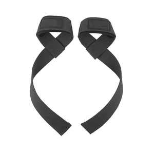 Muñequeras de levantamiento para levantamiento de pesas gran oferta soporte acolchado de neopreno algodón Fitness entrenamiento antideslizante Unisex personalizable Anax - Product Image 2