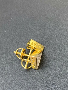 Oferta Especial, Pendientes de Diamante Moissanite VVS con Plata de Ley 925 Chapada en Oro, Triángulo, Minimalistas, Joyería Fina para Mujer - Product Image 4