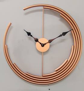 Horloge murale moderne minimaliste en fer, très vendue, construction métallique durable, parfaite pour le salon, disponible au prix d'exportation - Product Image 1