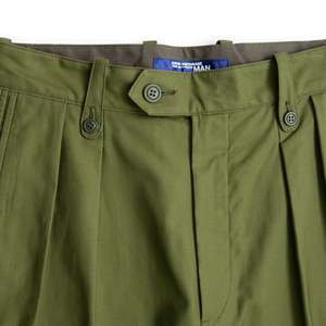 Pantalon Junya ] Style urbain tendance brodé taille XL pour homme, coupe droite avec fermeture éclair, couleur foncée - Product Image 3