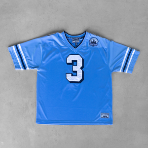 Maillot de football américain rétro en maille surdimensionné, imprimé par sublimation intégrale, design personnalisé, séchage rapide, grande taille, vente en gros - Product Image 1