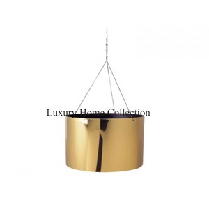 Jardinières suspendues en métal Rangement de fleurs et présentoir Jardinières de stockage Matériau galvanisé Forme ronde Pots d'utilisation pour pépinière de l'Inde - Product Image 6