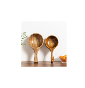 Cuchara de sopa de madera mediana, mini cuchara personalizada, proveedor al por mayor, artesanía de calidad premium hecha a mano a precio barato - Product Image 5