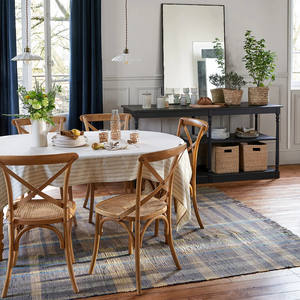 Boîte de rangement en jacinthe d'eau dernier modèle 3 tailles de panier de rangement de couleur naturelle pour la maison avec poignée - Product Image 5