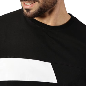 Conjunto de dos piezas personalizado para hombre, ropa deportiva de verano para gimnasio, pantalones cortos transpirables de algodón para correr y camisa de manga corta con cuello redondo, estilo informal - Product Image 6