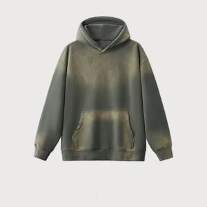 เสื้อมีฮู้ดสำหรับผู้ชายใหม่ซิปมีสีพิมพ์ลายริชโทนสีวินเทจ - Product Image 4