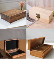 Organisateur de rangement multifonctionnel en bois massif peint de qualité supérieure, durable, décoratif, pour souvenirs, bijoux, coffret à souvenirs, cadeau unique