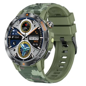 Montre connectée YK06 pour hommes, grand écran rond de 1,53 pouce, appels Bluetooth, étanche IP67, moniteur de fréquence cardiaque, montre connectée de sport, Reloj Inteligente - Product Image 1
