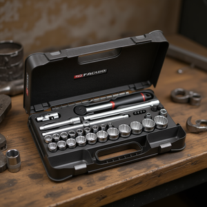 Jeu de douilles métriques Facom 1/2'' à 12 points (35 pièces) Ensembles d'outils - Product Image 3