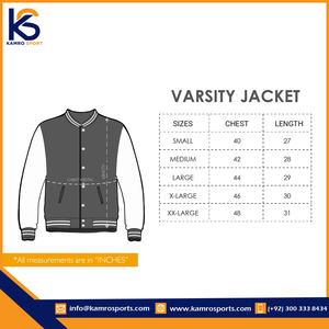 Collège Baseball Varsity Veste pour Unisexe pour Chicago pour 100% Coton Corps Faux Cuir Manches Brodé Avant Logo Formel - Product Image 5