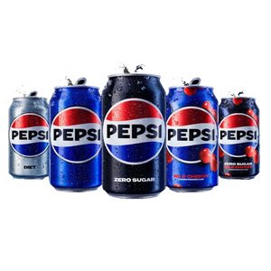 เป๊ปซี่เครื่องดื่มกระป๋อง330มล. ของแท้ปรับได้ปราศจากน้ำตาล - Product Image 1